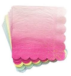 Party Napkins Unique Promotional Gifts For Decorating 33*33 CM Size