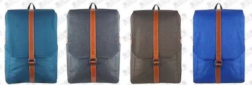 Personalised polyester and leather Outdoor Travel Backpack Big capacity